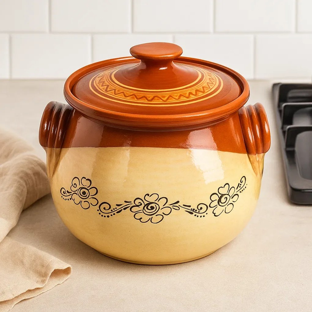 Oala din Lut pentru Sarmale sau Fripturi, Gust Autentic