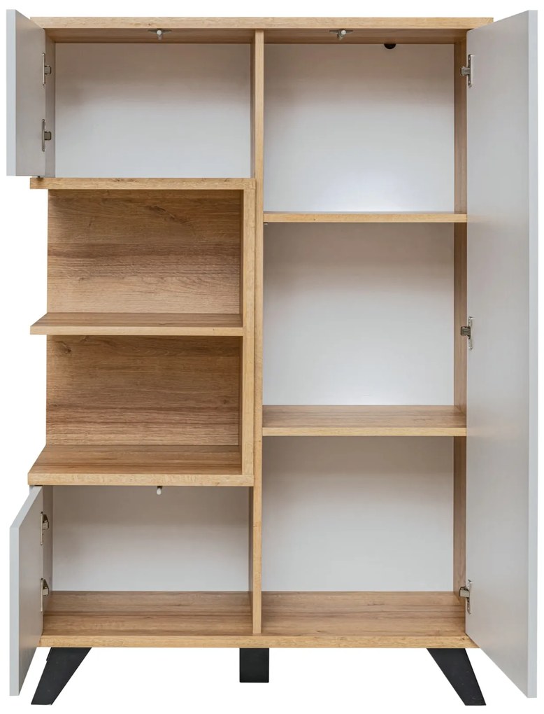 Mobilier living Betsy 20 RVPG BA (gri perlă + stejar riviera). 1024056