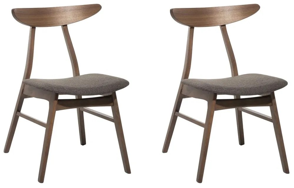 Set 2 buc. scaune pentru sufragerie Linch (gri). 1009945