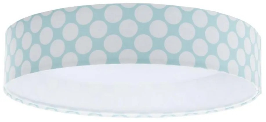 LED Plafonieră GALAXY KIDS LED/24W/230V verde cu buline albe