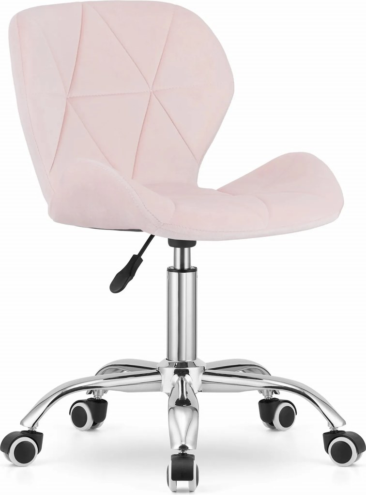 OFERTA Scaun de birou roz AVOLA VELVET CALITATEA II