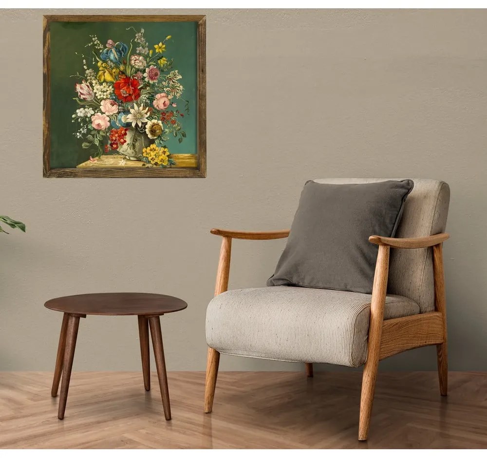 Tablou Vintage Flowers, 50 x 50 cm