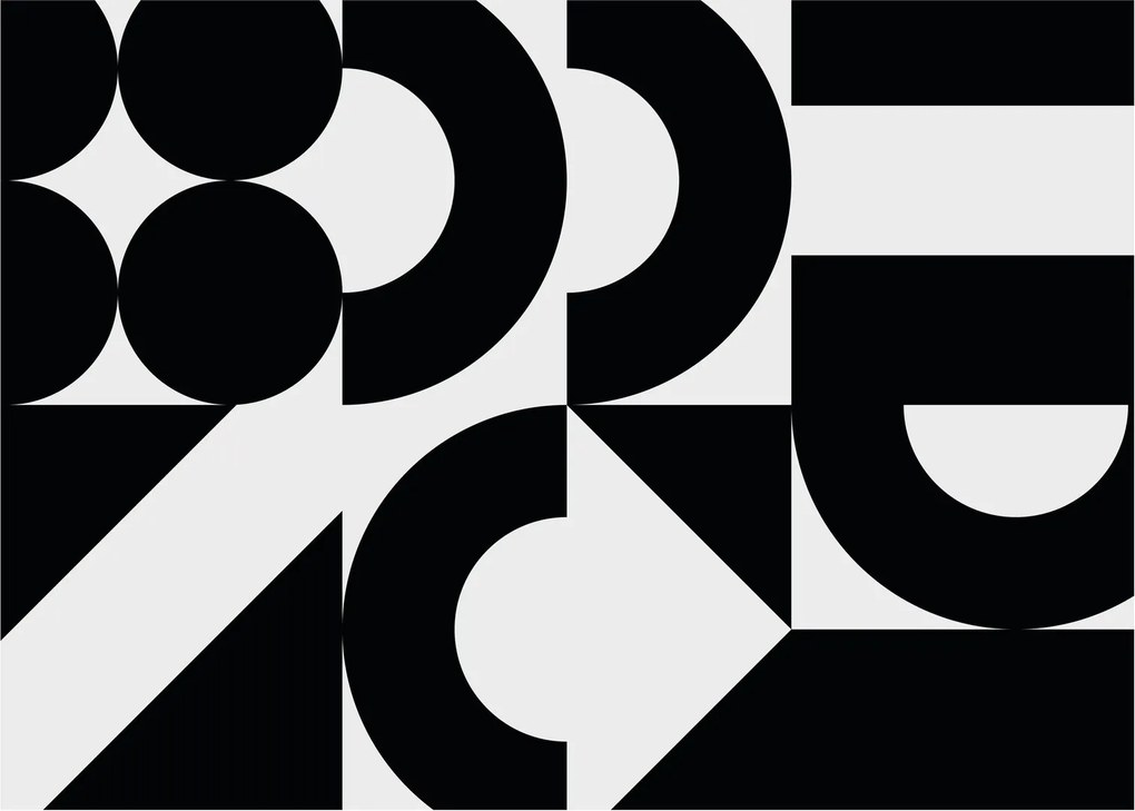 Tablou - Abstracție geometrică N⁰2 (70x50 cm)