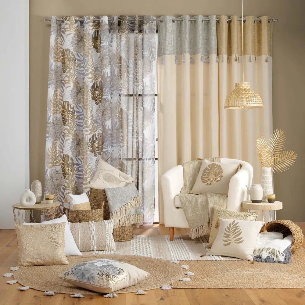 Pernă decorativă 40x40 cm Solea Or – douceur d'intérieur