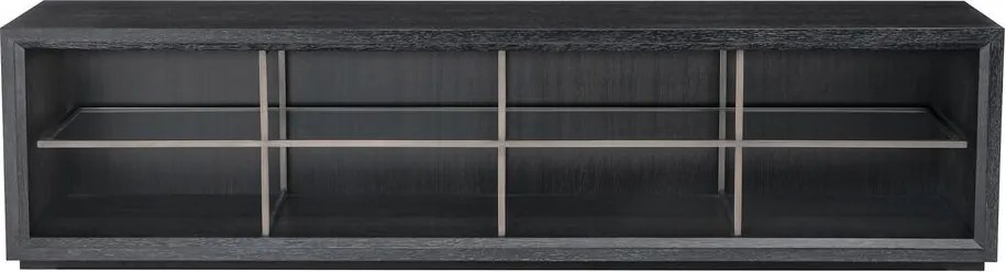 Comoda TV design elegant LUX Hennessey L, gri carbune 115112 HZ