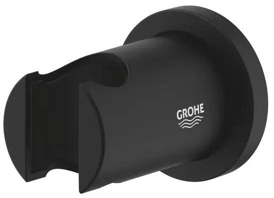 Suport para dus negru mat Phantom Black, Grohe Rainshower Negru mat