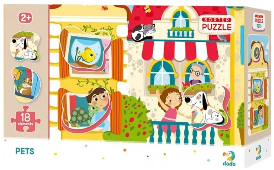 Dodo Pets Puzzle, 18 piese