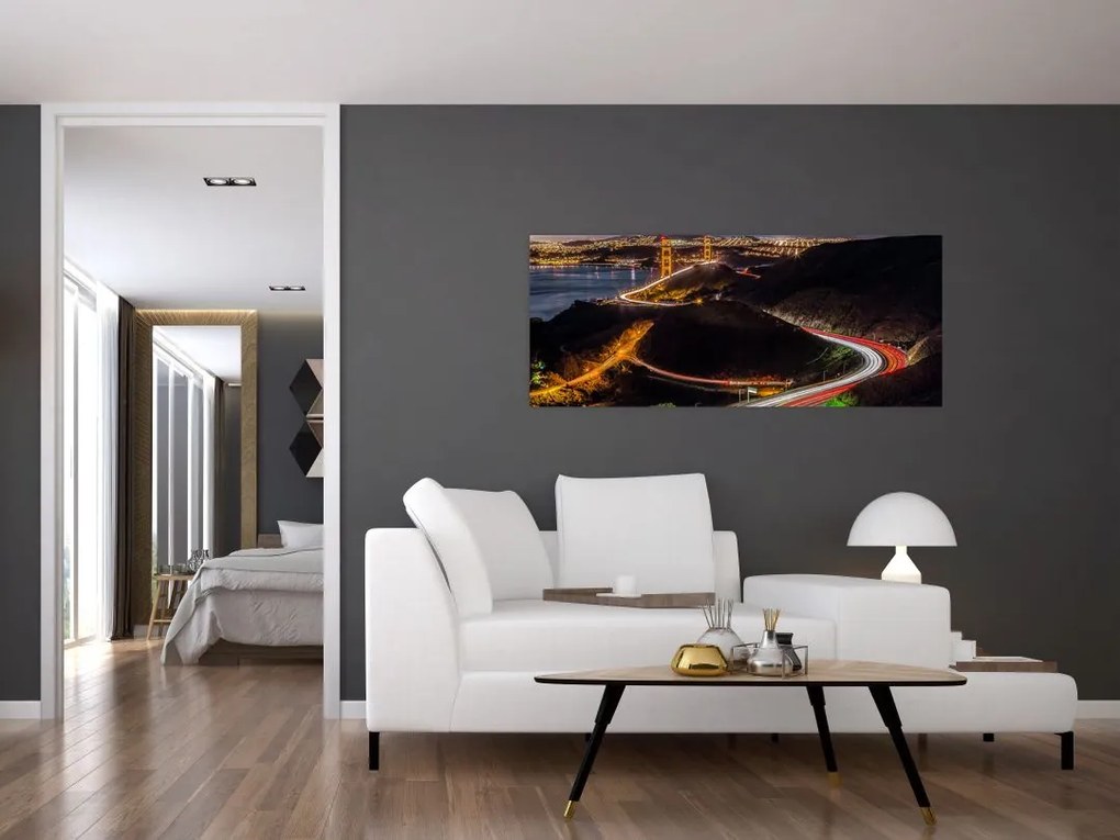 Tablou - Golden Gate Bridge (120x50 cm)