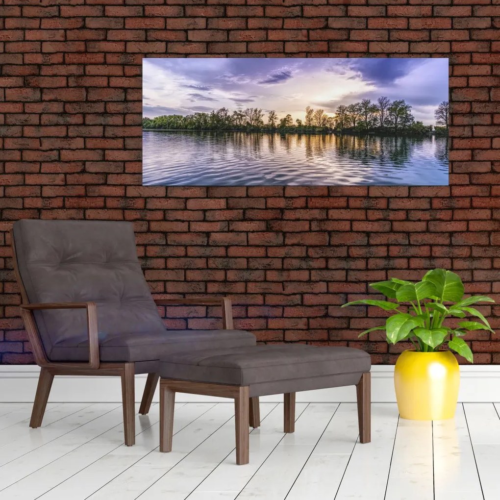 Tablou cu lac (120x50 cm)
