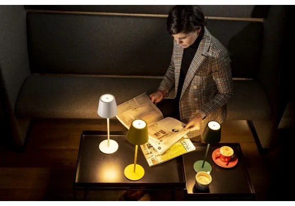 Lampă LED dimabilă de masă Kanlux 36324 INITA LED/1,2W/1800 mAh IP54 alb