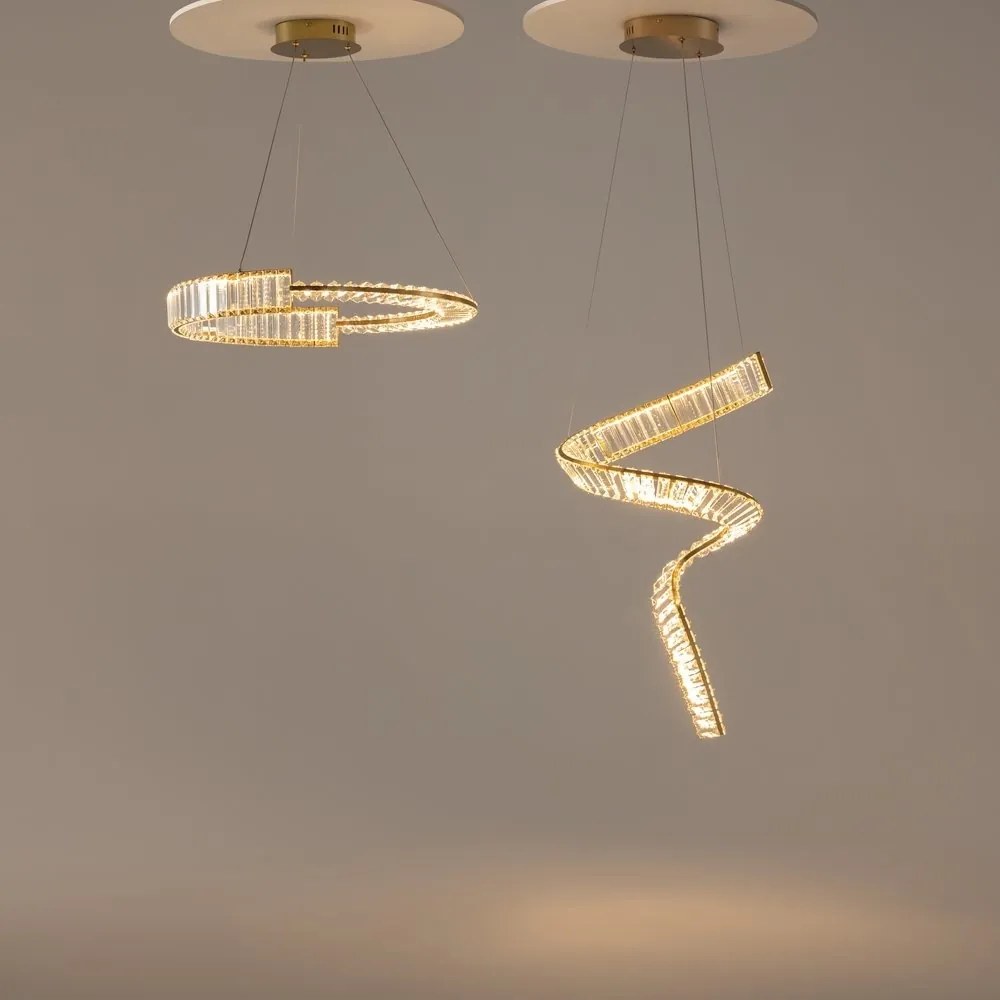 Lustra LED suspendata design modern Krone 62cm, 3000K
