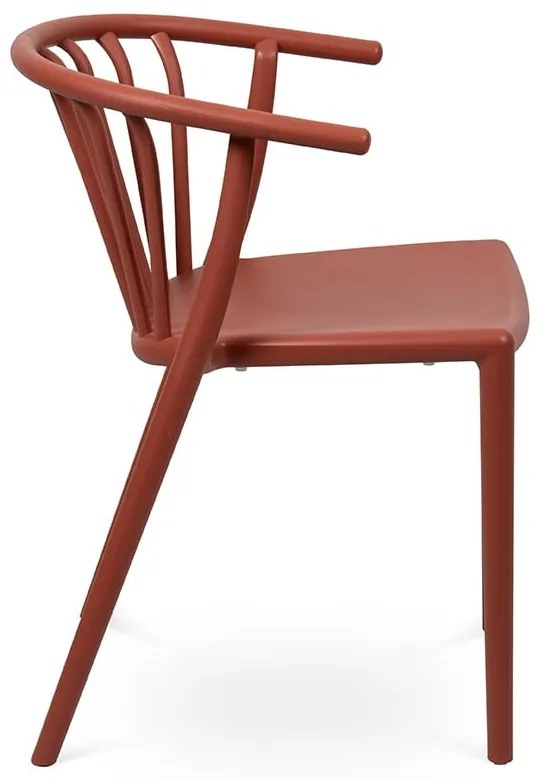 Scaun de grădină maro din plastic Capri – Bonami Essentials