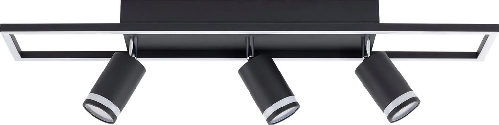 Plafoniera Modernă Klausen Leyla PL3 Negru 71cm 3xGU10 LED 870lm 4000K Iluminat Interior Elegant Design Minimalist Metalic Eficientă Durabilă