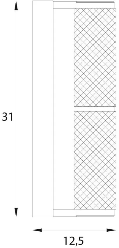 Aplica de perete moderna LED Love 31cm