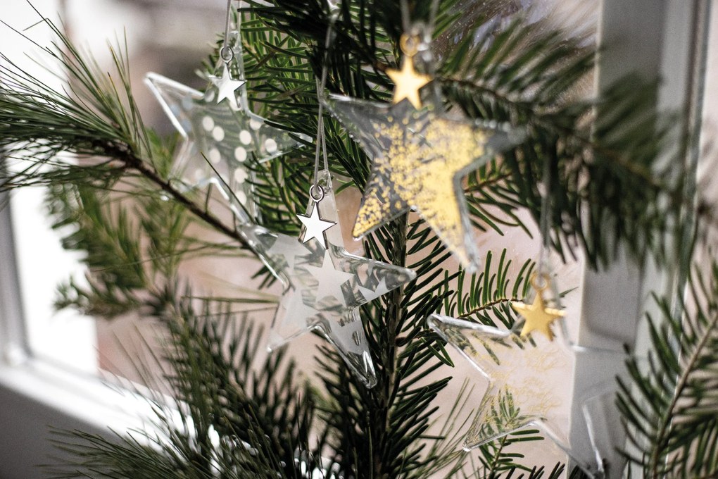 Stea din sticla suspendata STARS