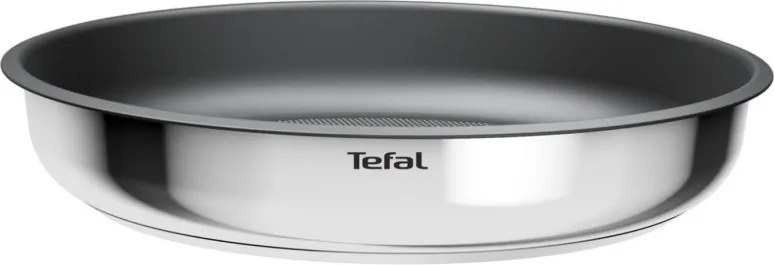 Set de tigaii si cratite Tefal L881S504, 5 piese, Otel inoxidabil, Acoperire antiaderenta din titan, Rezistente la cuptor pana la 250°C, Maner detasabil, Inductie, Argintiu