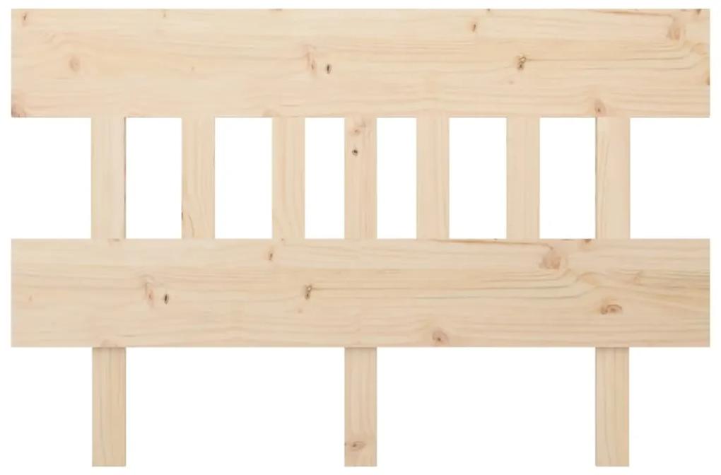 Tablie de pat, 153,5x3x81 cm, lemn masiv de pin 1, Maro, 153.5 x 3 x 81 cm