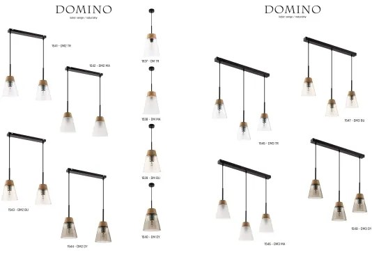 Jupiter 1543 - DM 2 BU - Lampa suspendata DOMINO 2xE27/60W