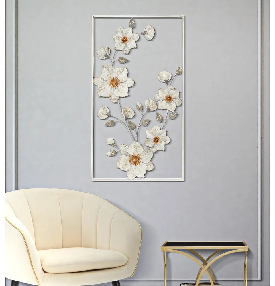 Decorațiune de perete Mauro Ferretti Flix, alb -