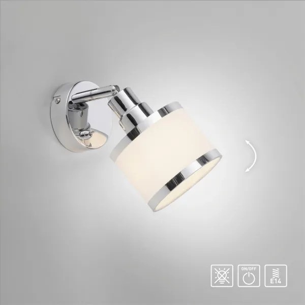 Spot de perete ACCOR 1xE14/25W/230V Leuchten Direkt 15371-17