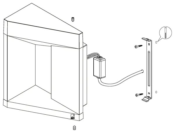 Eglo 98748 - Aplica de exterior NEMBRO LED/10W/230V IP54