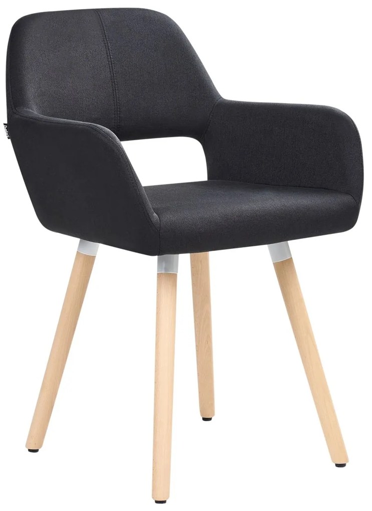 Set 2 buc. scaune pentru sufragerie Chico (negru). 1009920