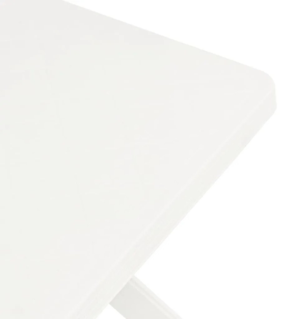 Masa de bistro, alb, 70x70x72 cm, plastic