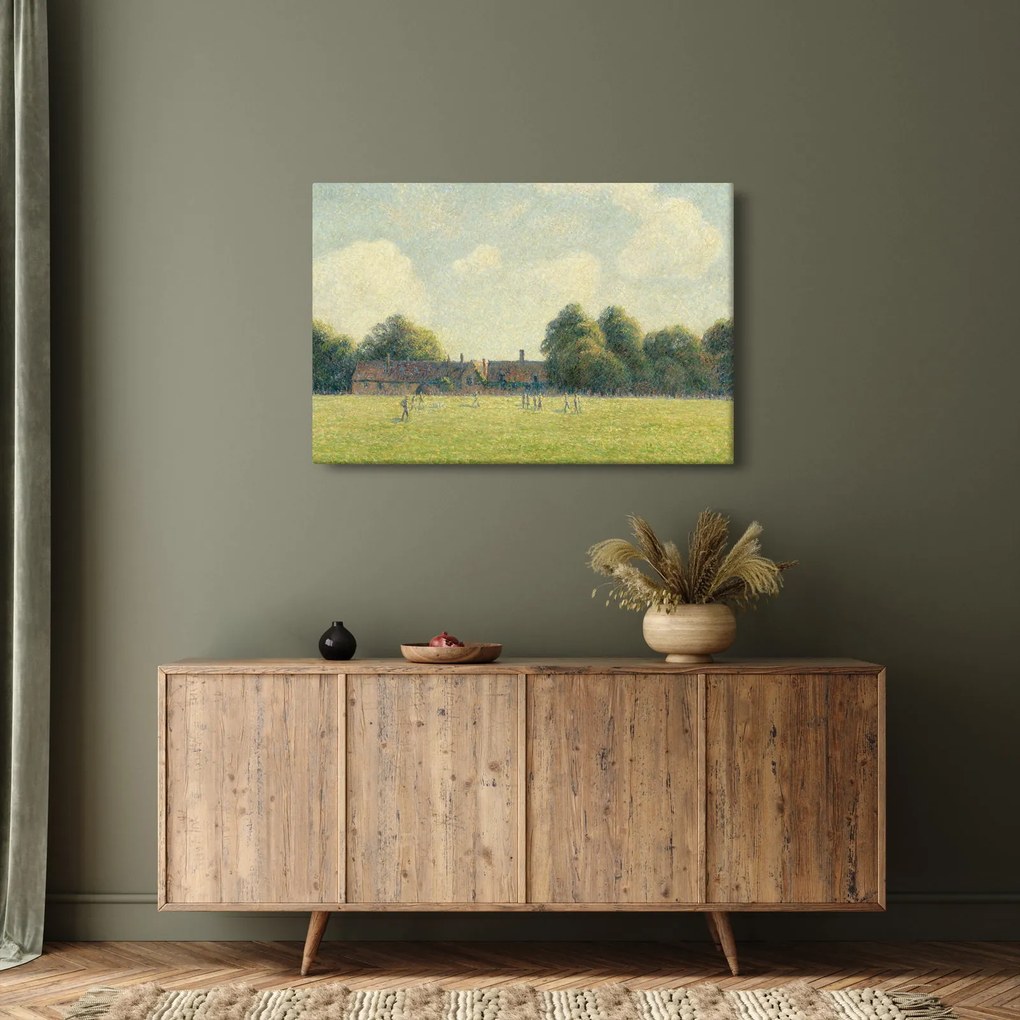 Tablou - Camille Pissarro, Hampton Court Green, reproducere (90x60 cm)