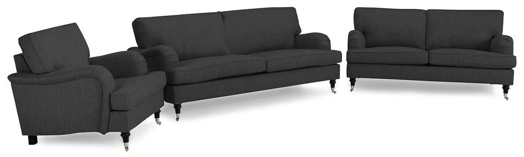 Set mobilier tapițat Bloomington A126Tapiterie, Picioare: Lemn, Role, Metal