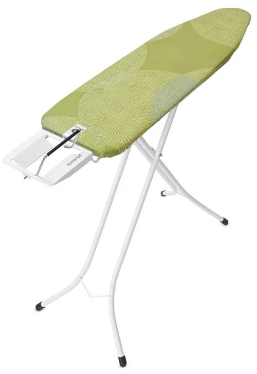 Masa de calcat Brabantia A 1005614, 110x30 cm, 7 pozitii de reglare, Suport pentru fierul de calcat, Verde