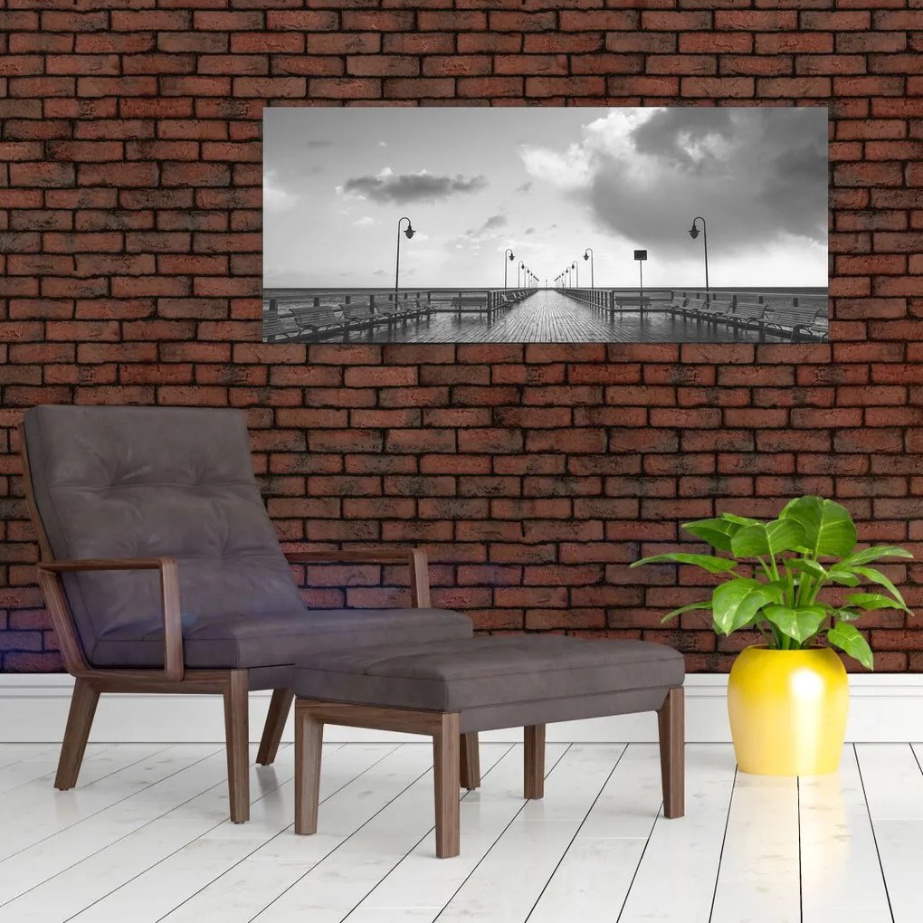 Tablou - Promenada la mal (120x50 cm)