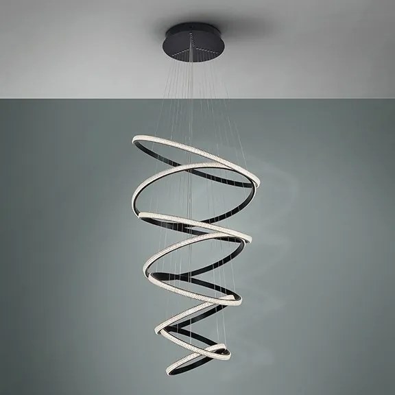 LUSTRA XXL LED DIMABILA cu telecomanda Ring 80cm, 4000K