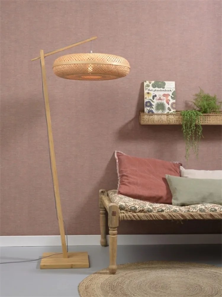 Lampadar eco din bambus Palawan natur, 60x15cm