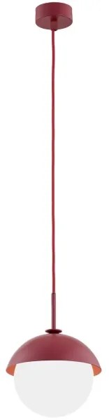 Lustră pe cablu CAPPELLO 1xE27/15W/230V roșu Argon 8296