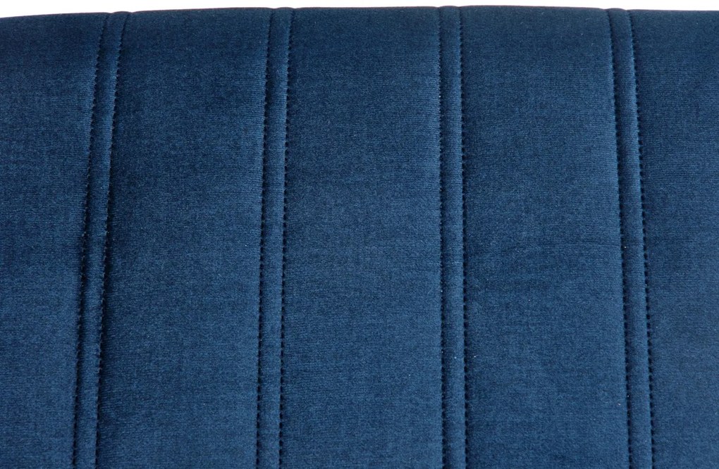 Scaun Diego 2 velvet albastru
