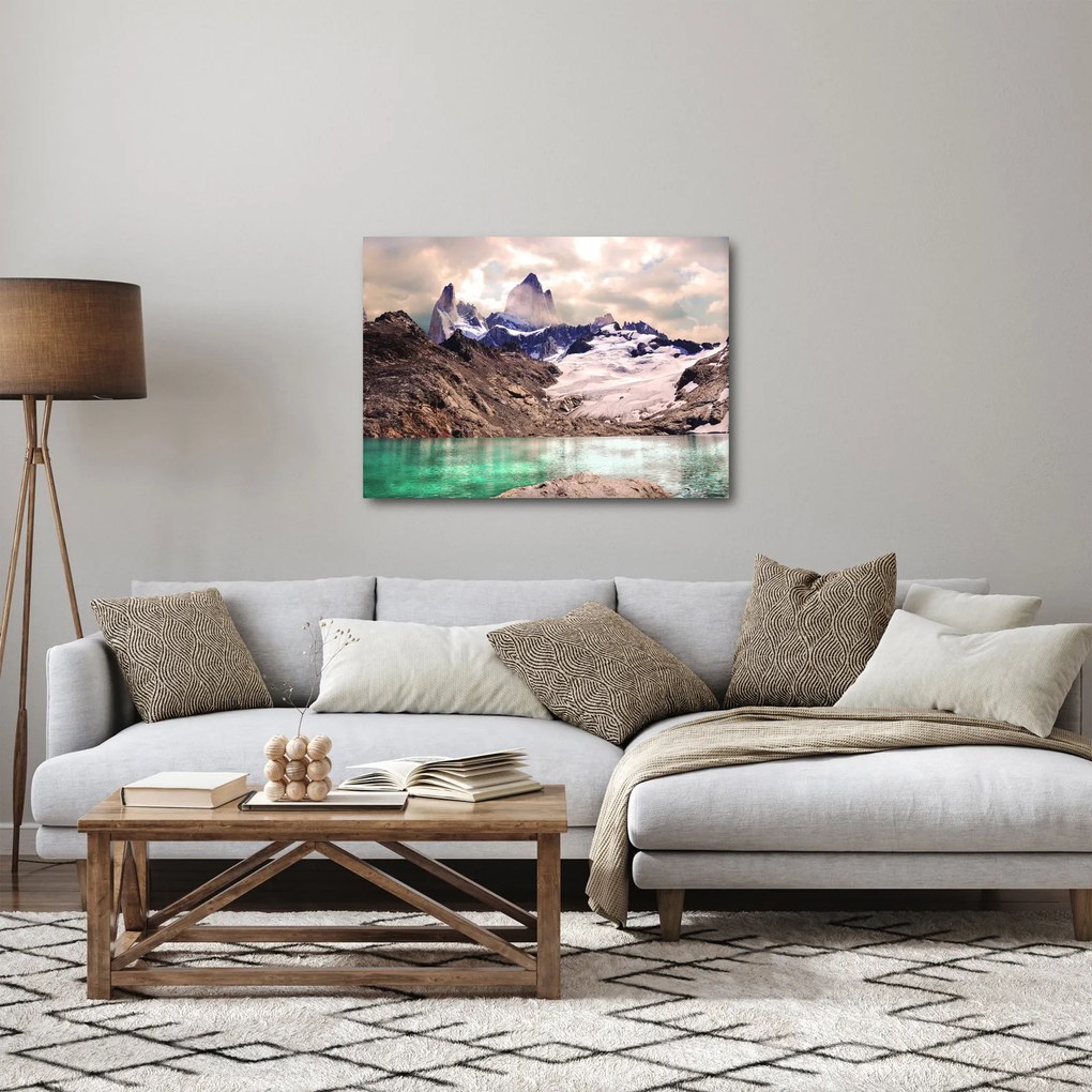 Tablou cu lac montan (70x50 cm)