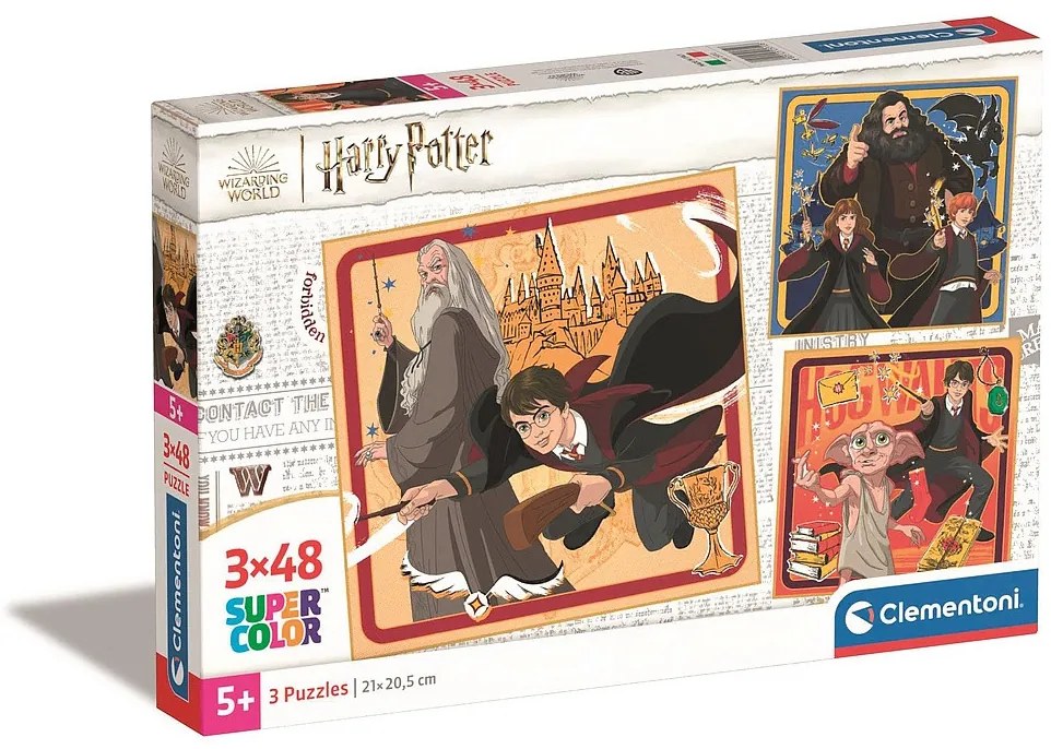 Harry Potter Chronicles Puzzle 3x48 de piese Clementoni
