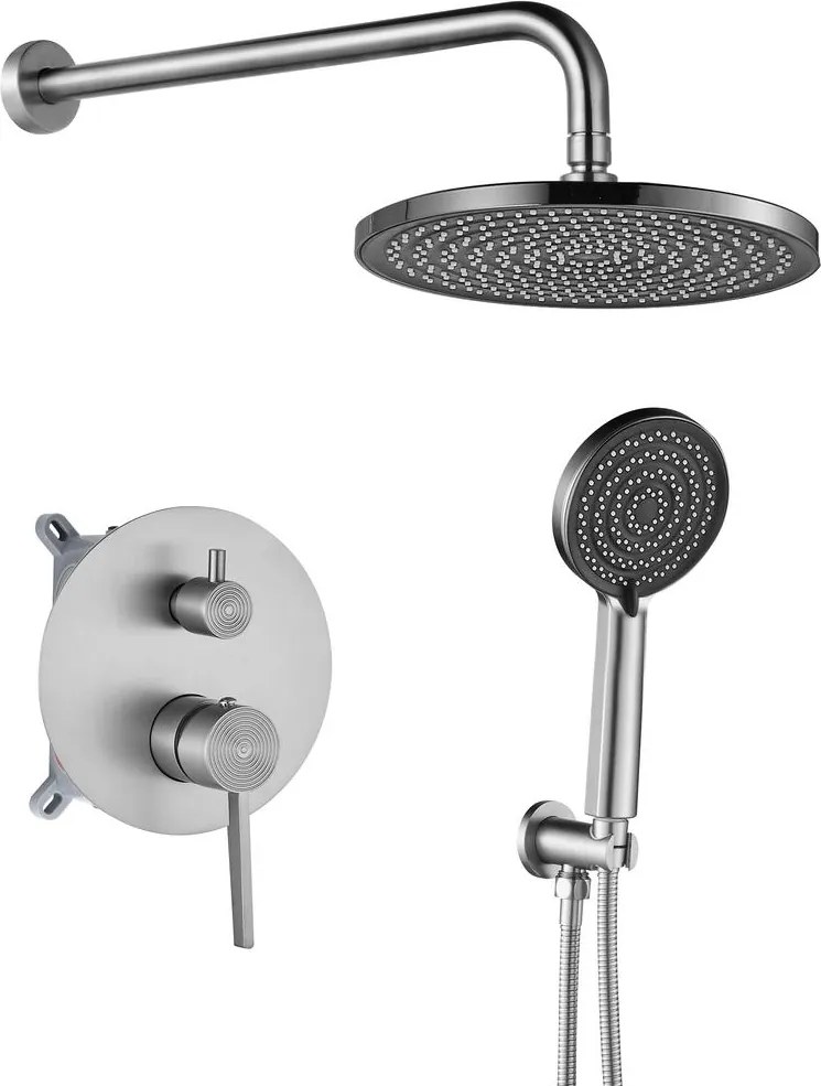 Set de dus incastrat Rea Foster crom periat + BOX