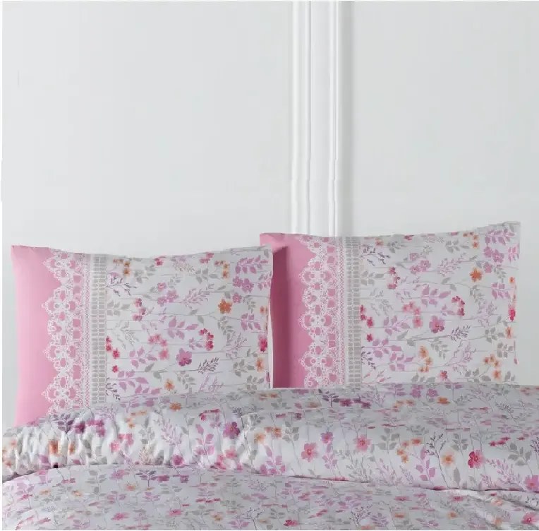 Set lenjerie de pat  din bumbac  2 persoane 220X200 cm