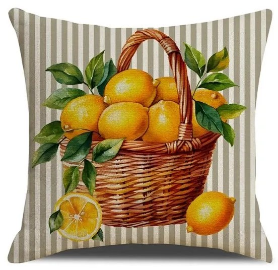 Husa de perna LEMON BASKET 45x45 cm, bej