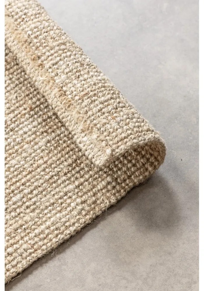 Covor crem din iută 60x90 cm Bouclé – Hanse Home