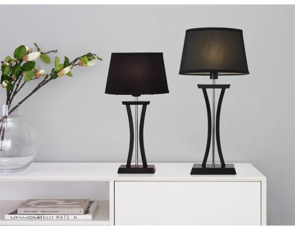 Cottex B2429SV - Lampă de masă NEW CHELSEA 1xE14/40W/230V, neagră