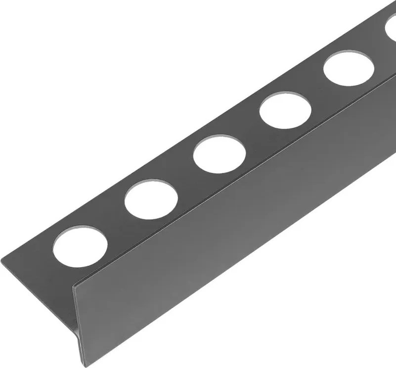 Profil inclinat stanga pentru podea Balneo Floor Strips 170 cm finisaj Gun Metal mat