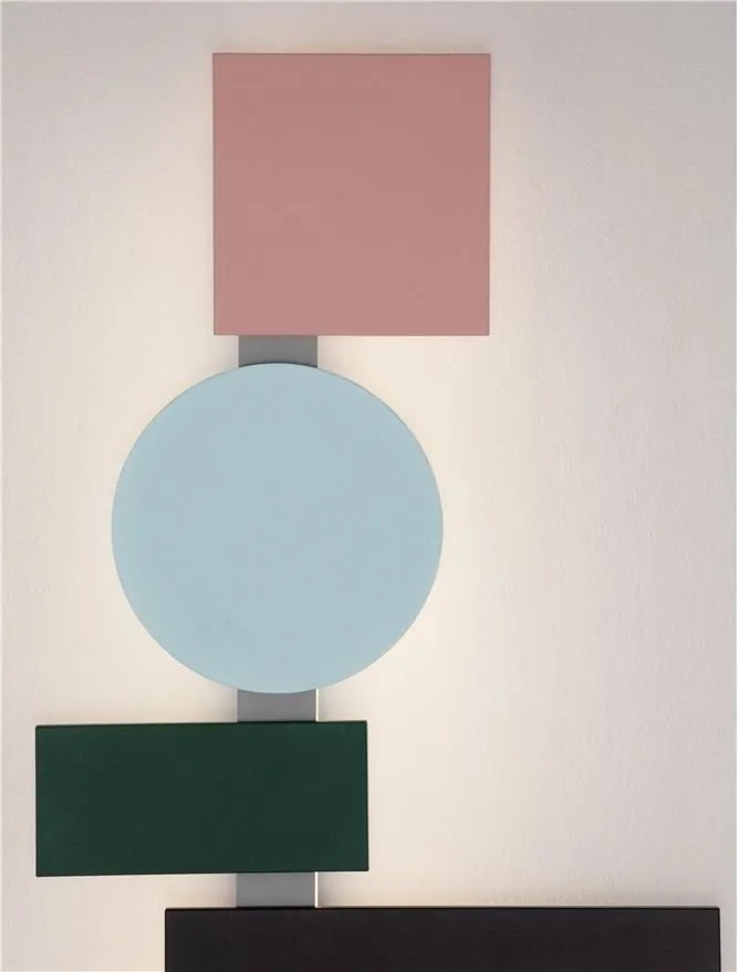 Aplica de perete LED design modern, Aluminiu, Multicolor, MARGOT