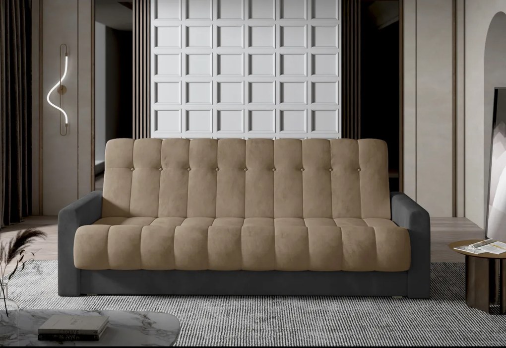 Supermobel Canapea tapitata extensibila GARETT, 210x90x85, sawana 14/soft 17