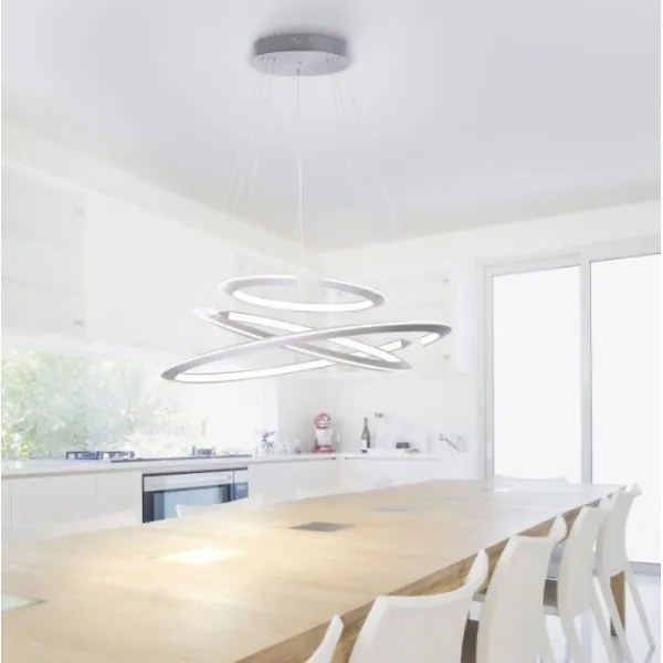 Paul Neuhaus 2493-55 - Lustr LED ALESSA 3x38W/230V dimabil cu telecomandă