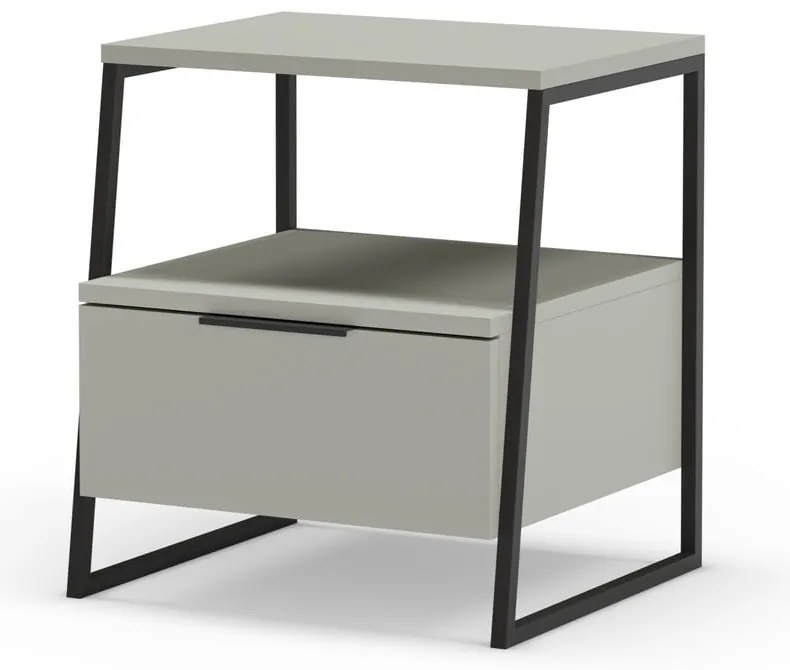 Noptieră verde/gri Velia – Marckeric