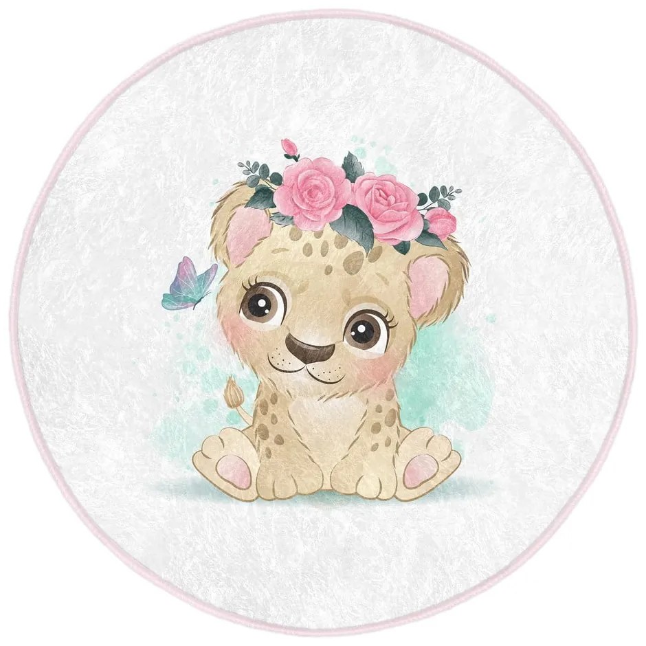 Covor pentru copii alb ø 100 cm Comfort – Mila Home