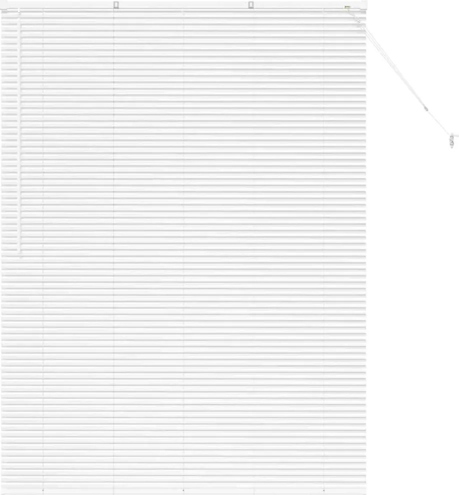 vidaXL Jaluzele venetiene Manual Alb 175 x 130 cm Aluminiu