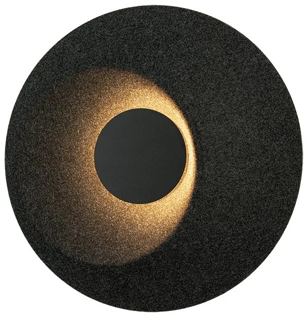 Aplica LED design modern decorativ ACOUSTIC gri inchis, negru ZB-25180